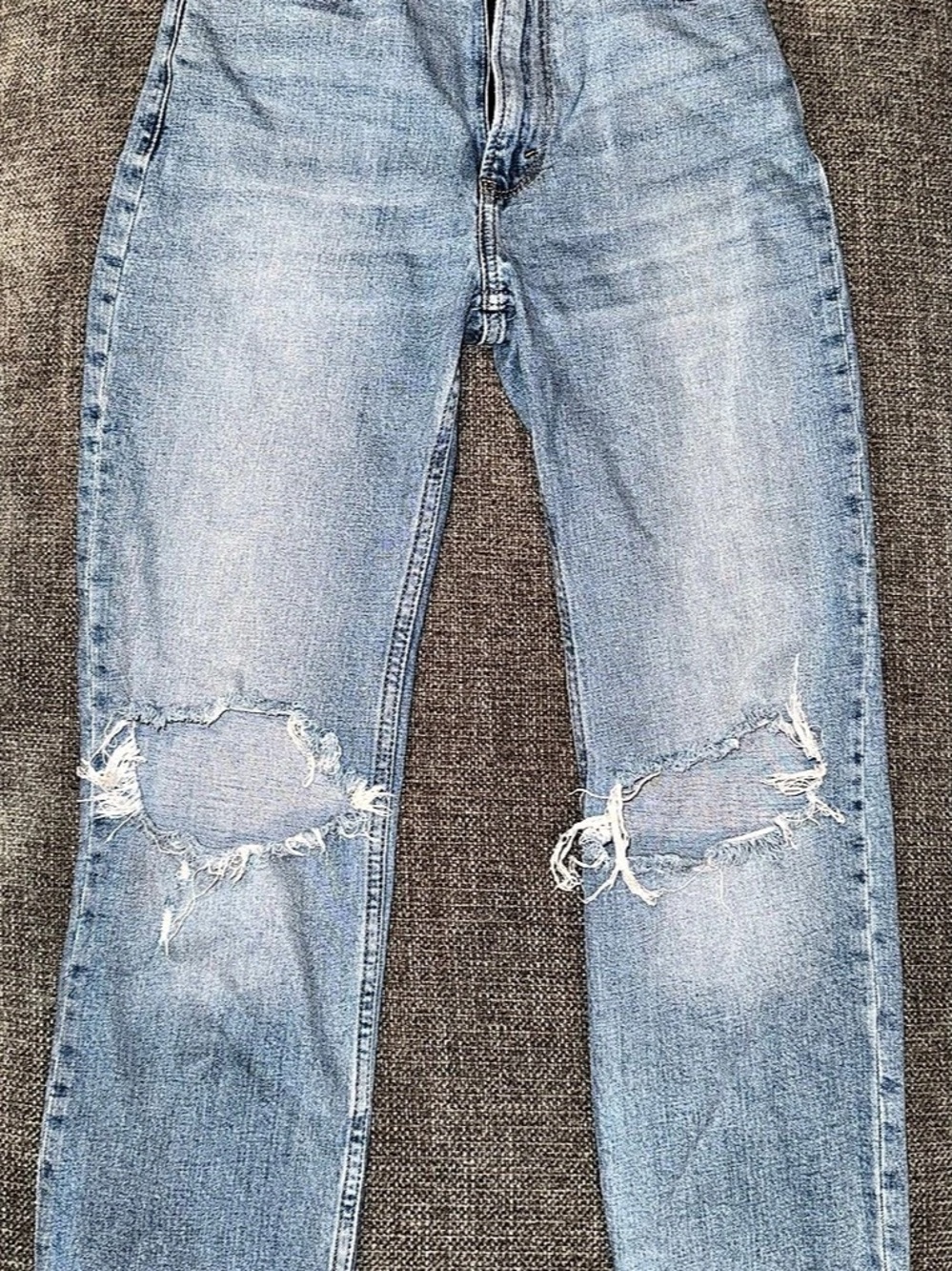 Abercrombie & Fitch The Ankle Straight Ultra High Rise Jeans Blue Waist size 2